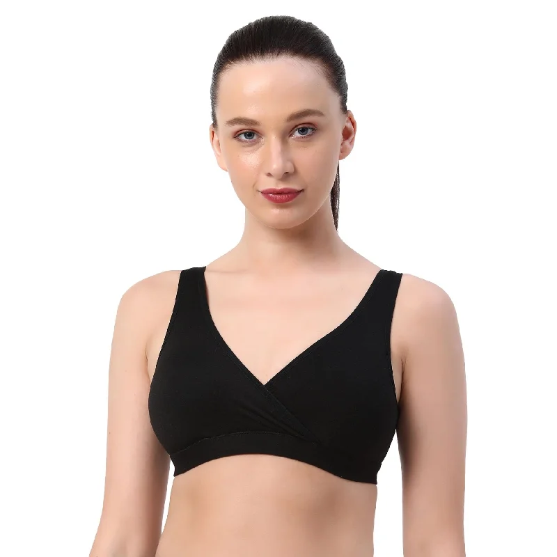 Front - closure underwire wired bras for easy on - off Non Padded Non Wired Medium Coverage Lounge Bra -BB-05 Front - closure underwire wired bras for easy on - off Non Padded Non Wired Medium Coverage Lounge Bra -BB-05
