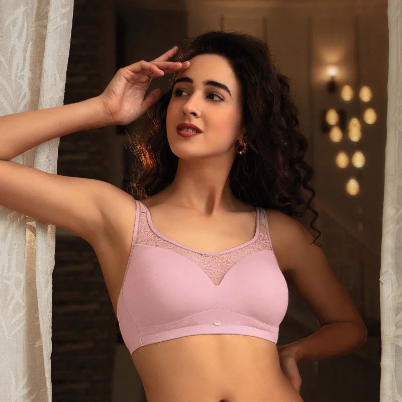 Nursing underwire wired bras for breastfeeding moms Full Coverage Padded Non Wired Bra With Lace Detailing- CB-132 Nursing underwire wired bras for breastfeeding moms Full Coverage Padded Non Wired Bra With Lace Detailing- CB-132