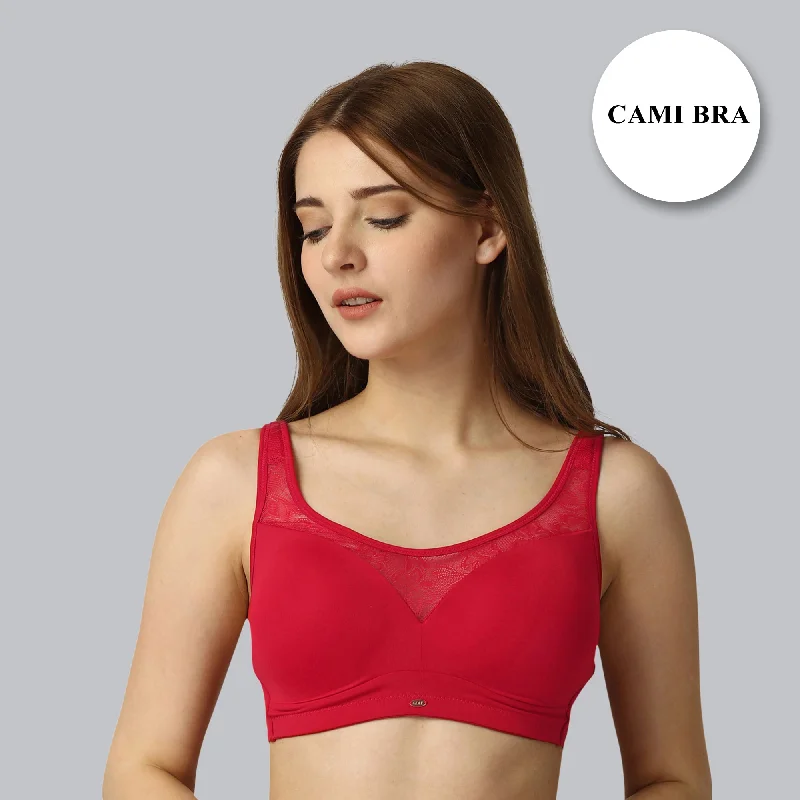 Underwire bralette - style wired bras for a trendy look Full Coverage Padded Non Wired Bra With Lace Detailing- CB-132 Underwire bralette - style wired bras for a trendy look Full Coverage Padded Non Wired Bra With Lace Detailing- CB-132