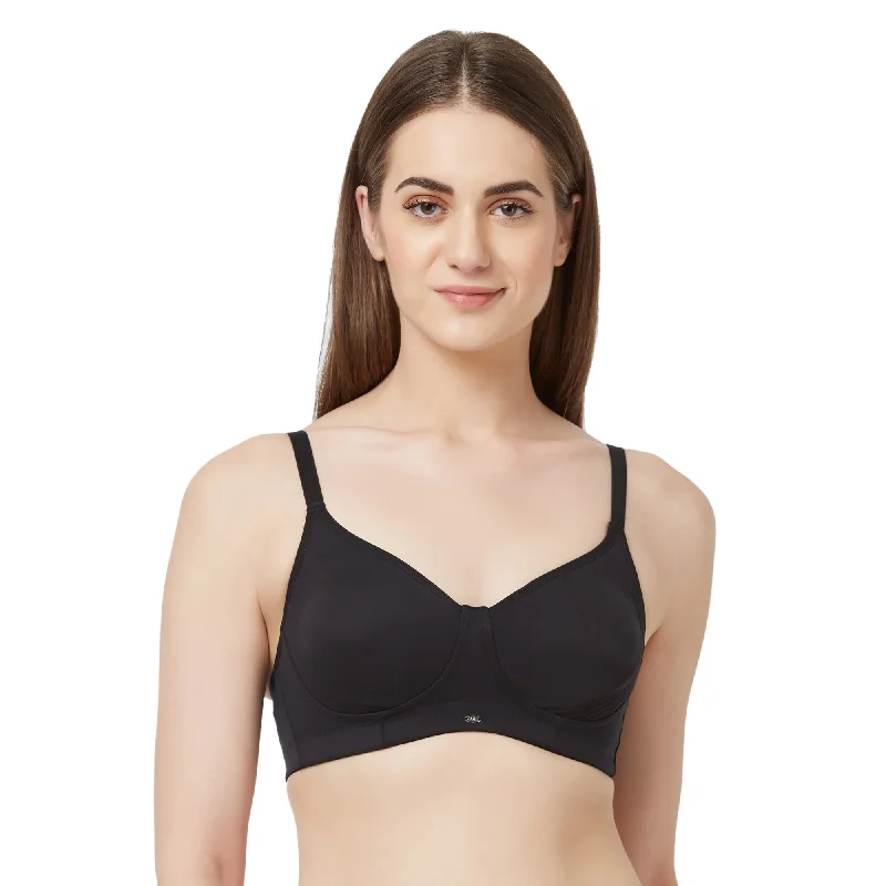 Back - smoothing underwire wired bras for a seamless back​ Full Coverage Encircle Non Padded Non Wired Bra- CB-332