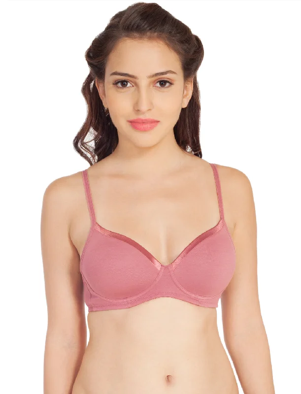 Satin underwire wired bras for a luxurious feel Medium Coverage Padded Non Wired T-shirt Bra-CB-104 Satin underwire wired bras for a luxurious feel Medium Coverage Padded Non Wired T-shirt Bra-CB-104