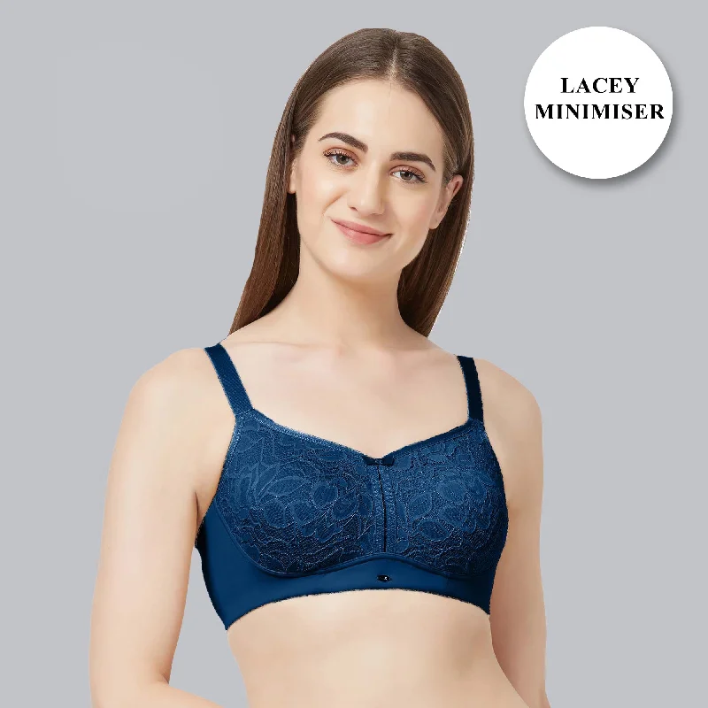Full - cup underwire wired bras for maximum support Full Coverage Non Padded Non Wired Lace Bra Full - cup underwire wired bras for maximum support Full Coverage Non Padded Non Wired Lace Bra