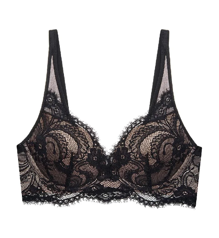 Sports underwire wired bras for high - impact activities LOVE LACE NON-WIRED PUSH UP BRA Sports underwire wired bras for high - impact activities LOVE LACE NON-WIRED PUSH UP BRA