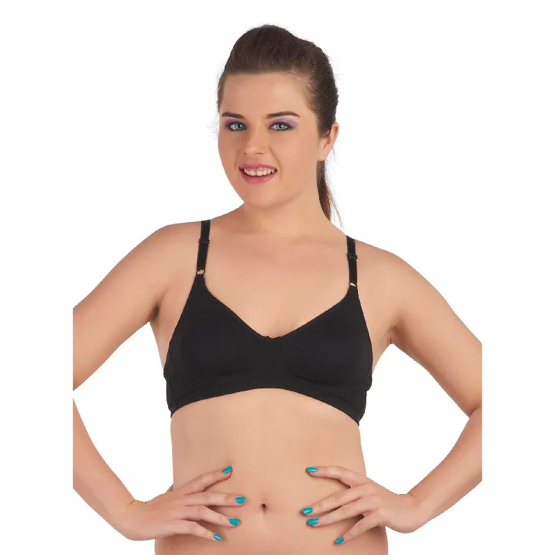 Underwire plus - size seamless wired bras for a smooth fit Medium Coverage Non Padded Non Wired Cotton Bra-CB-305 Underwire plus - size seamless wired bras for a smooth fit Medium Coverage Non Padded Non Wired Cotton Bra-CB-305