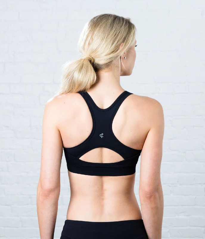 plus size high impact women sport bra Keyhole Sports Bra