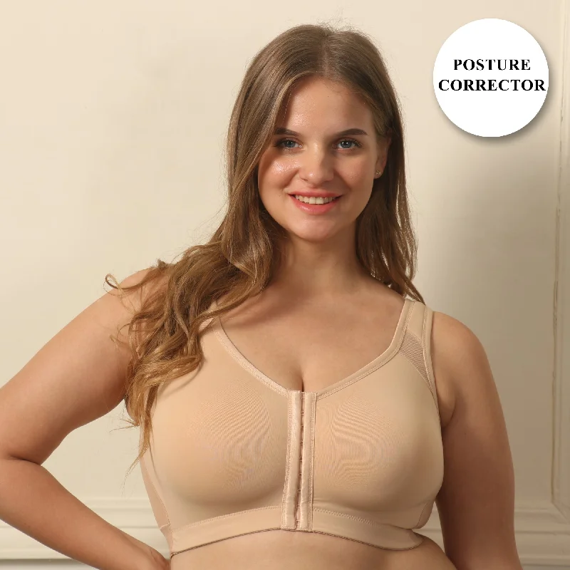 Full - cup underwire wired bras for maximum support Front Closure Full Coverage Non Padded Non Wired Bra-CB-334 Full - cup underwire wired bras for maximum support Front Closure Full Coverage Non Padded Non Wired Bra-CB-334