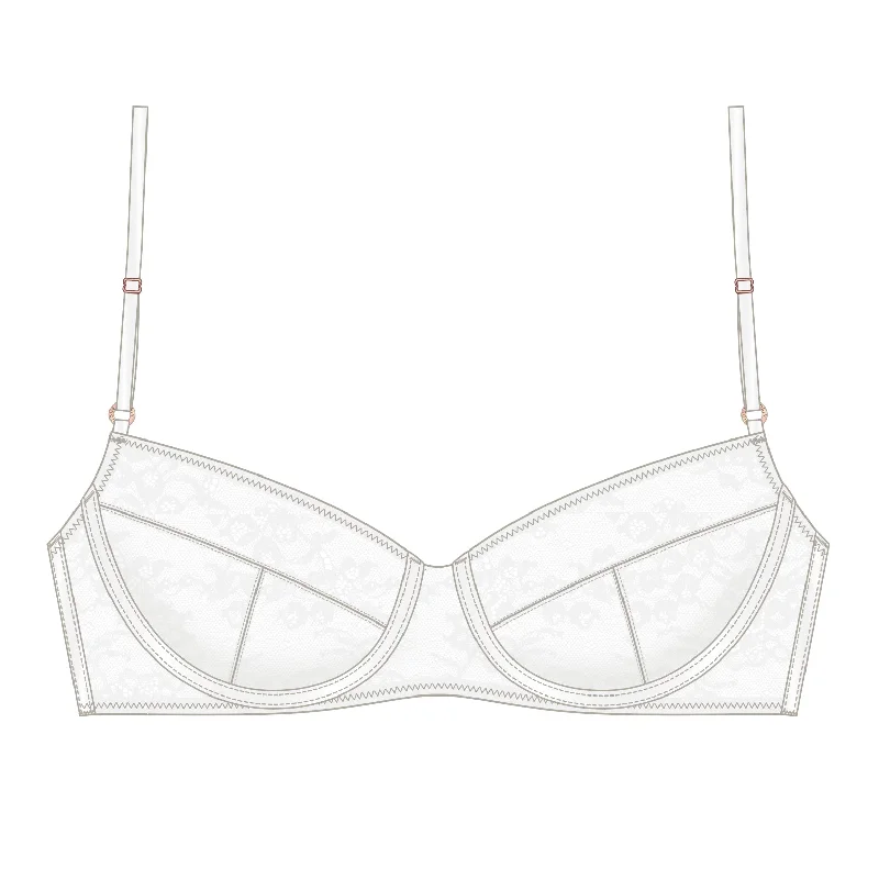 Underwire bralettes with underwire for added support Moonstruck Balconette Bra Crystal Underwire bralettes with underwire for added support Moonstruck Balconette Bra Crystal