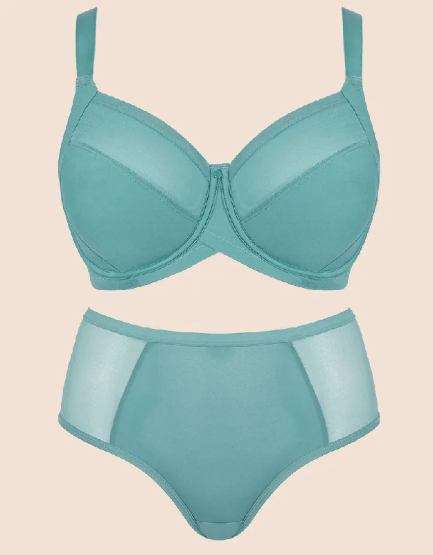 Underwire bralettes with underwire for added support Curvy Kate WonderFully Full Cup Side Support Bra and Short Pack Mineral Blue Underwire bralettes with underwire for added support Curvy Kate WonderFully Full Cup Side Support Bra and Short Pack Mineral Blue