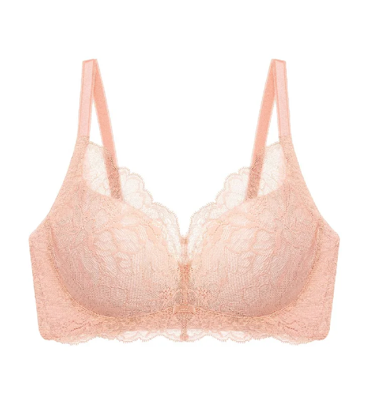 Lace - trimmed underwire wired bras for a feminine touch NATURAL ELEGANCE SLEEK NON-WIRED PADDED BRA Lace - trimmed underwire wired bras for a feminine touch NATURAL ELEGANCE SLEEK NON-WIRED PADDED BRA