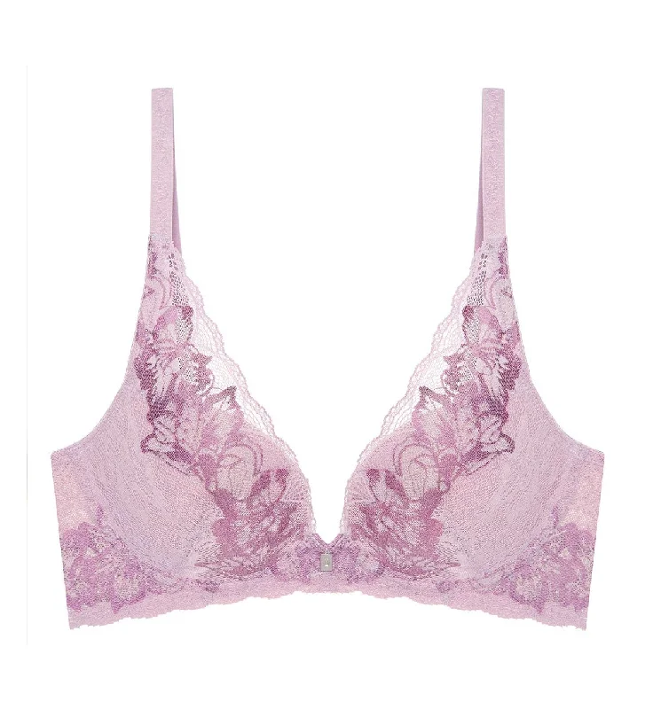 Back - smoothing underwire wired bras for a seamless back​ MAGIC WIRE LITE SENSATION PUSH UP DEEP V BRA