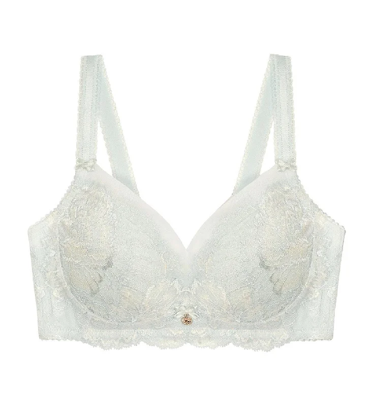 Underwire printed sports wired bras for style​ FLORALE PEONY NON-WIRED PADDED BRA
