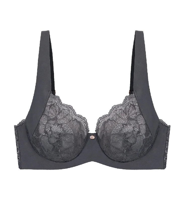 Demi - cup underwire wired bras for a sexy look​ FLORALE MUDAN WIRED BALCONY BRA