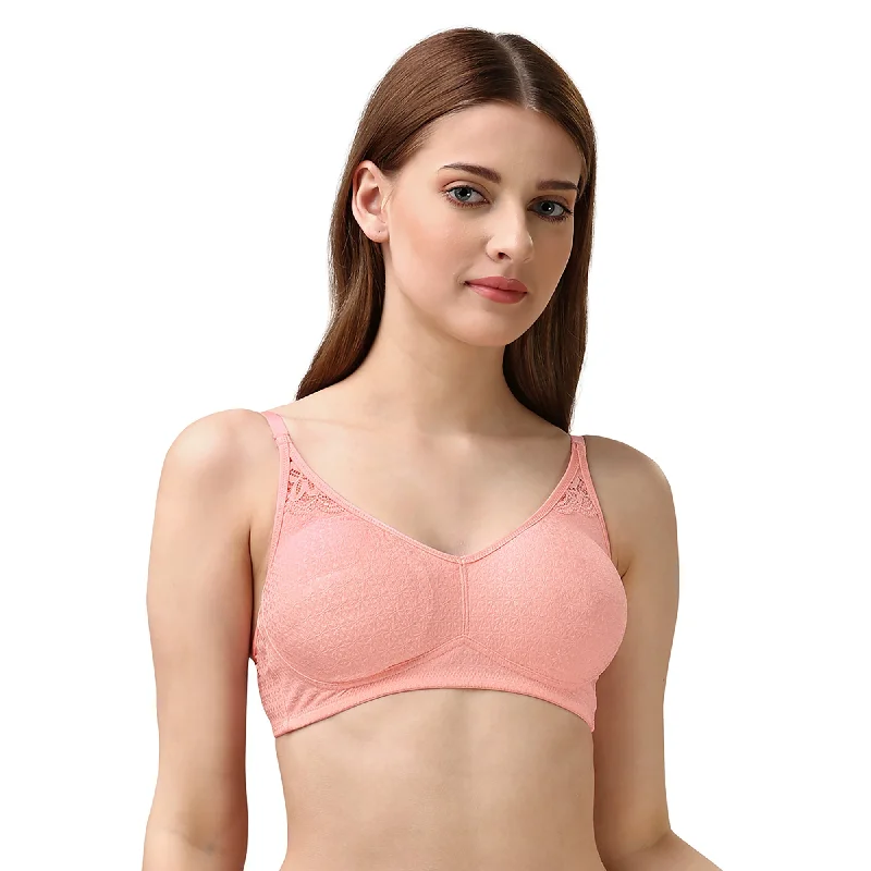 Cotton underwire wired bras for breathability Non Padded Non Wired Medium Coverage Lace Bra FB-708 Cotton underwire wired bras for breathability Non Padded Non Wired Medium Coverage Lace Bra FB-708