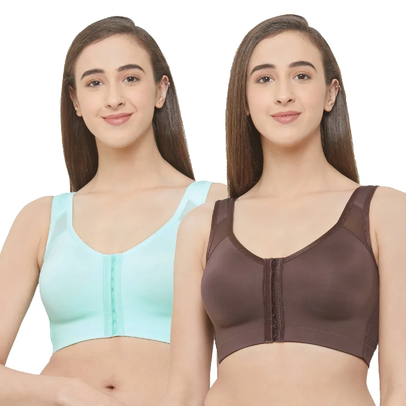 Padded underwire wired bras for extra comfort Front Closure Full Coverage Non Padded Non Wired Bra-Combo CB-334 Padded underwire wired bras for extra comfort Front Closure Full Coverage Non Padded Non Wired Bra-Combo CB-334