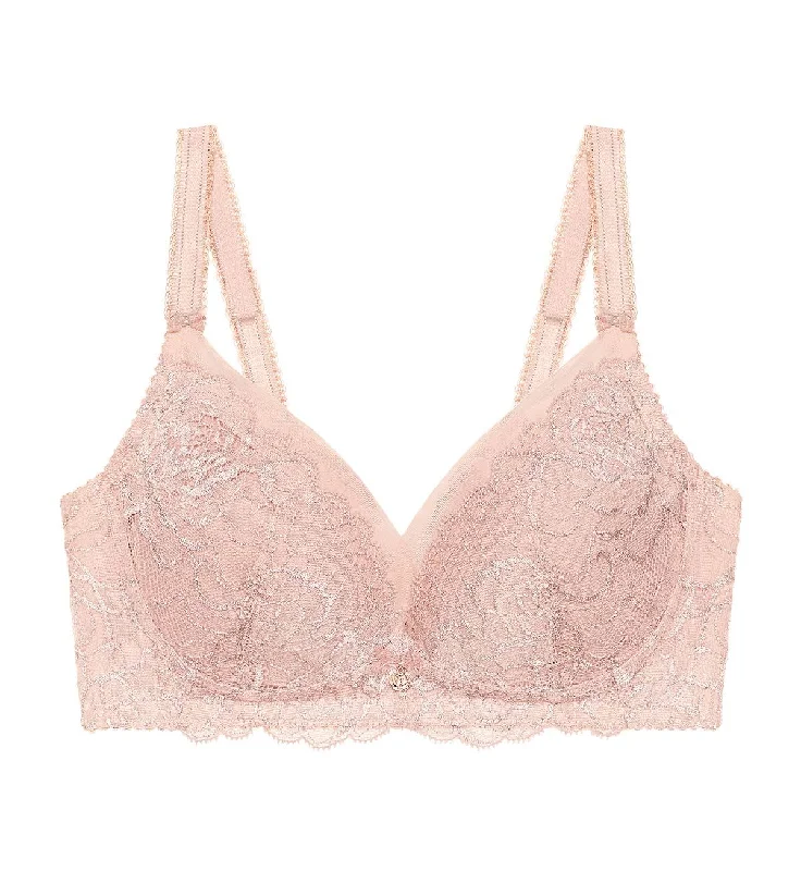 Underwire long - line wired bras for extra support​ FLORALE WILD PEONY NON-WIRED PADDED BRA