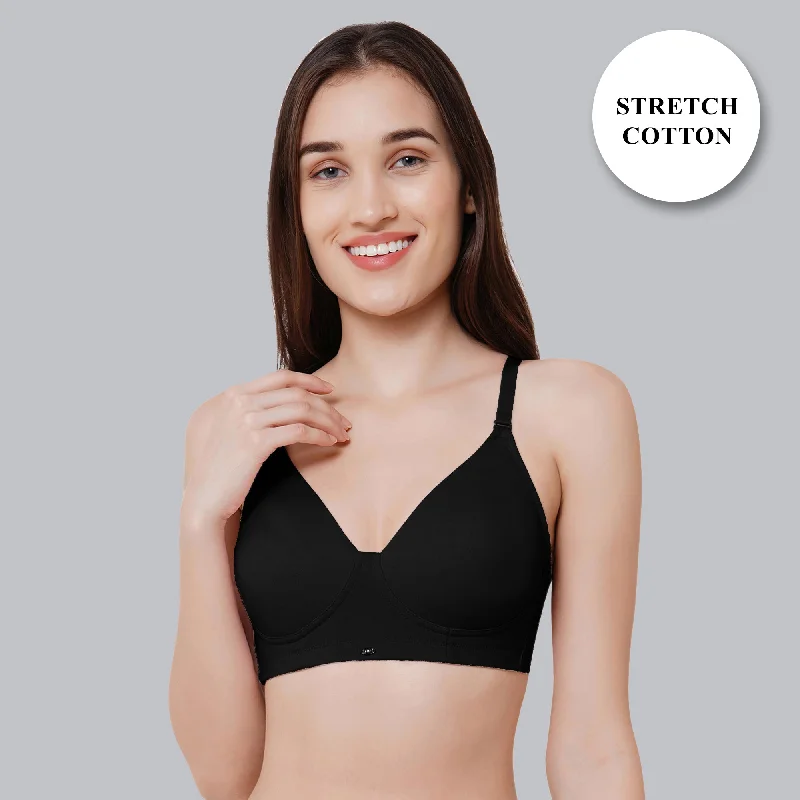 Plus - size underwire wired bras with extra support Non Padded Non Wired Full Coverage T-shirt Bra Plus - size underwire wired bras with extra support Non Padded Non Wired Full Coverage T-shirt Bra