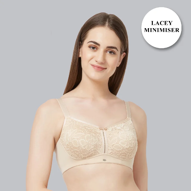 Underwire padded seamless wired bras for all - day wear Full Coverage Non Padded Non Wired Lace Bra Underwire padded seamless wired bras for all - day wear Full Coverage Non Padded Non Wired Lace Bra