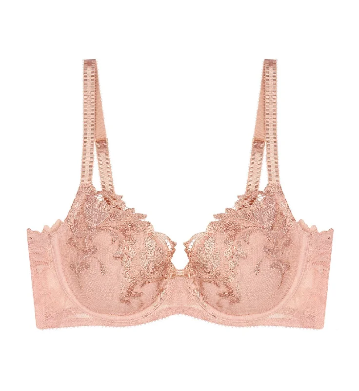 Underwire long - line wired bras for extra support​ JASMINE LEAF WIRED PUSH UP BRA