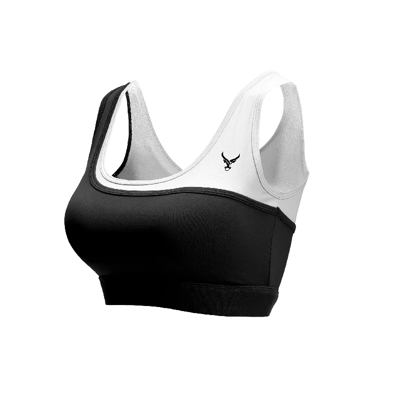 printed women sport bra with floral patterns IronFit Sports Bra