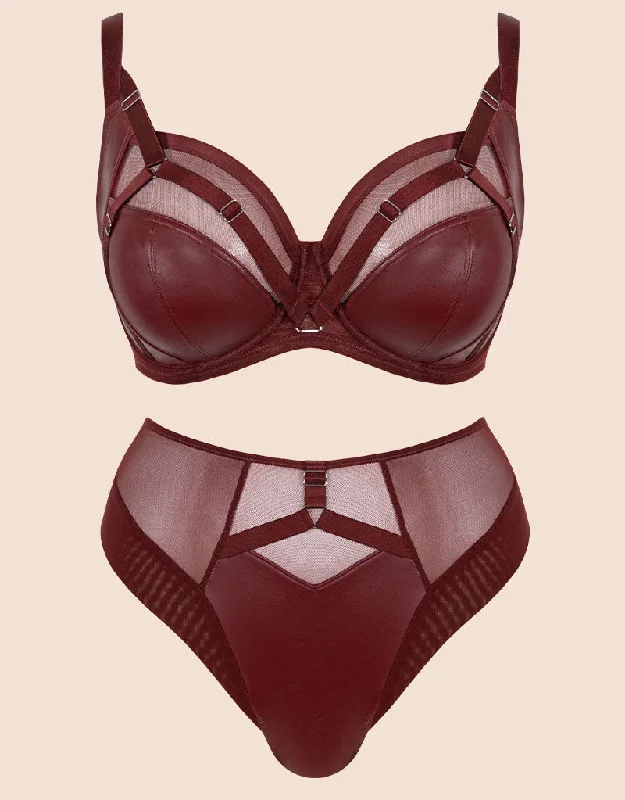 T - shirt underwire wired bras for everyday wear Curvy Kate Enclose Balcony Side Support Bra and Brief Pack Oxblood T - shirt underwire wired bras for everyday wear Curvy Kate Enclose Balcony Side Support Bra and Brief Pack Oxblood