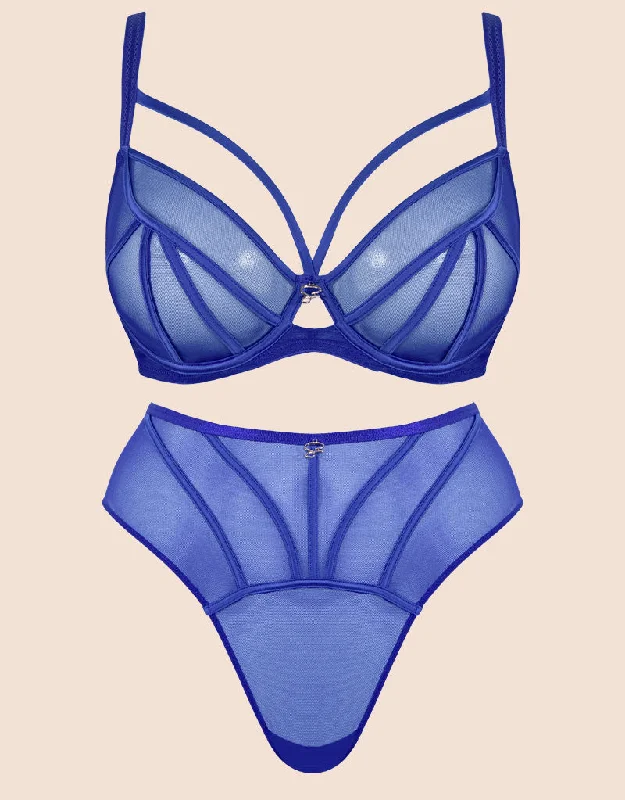 Wireless - like underwire wired bras with soft support Scantilly Senses Plunge Bra and High Waist Brief Pack Ultraviolet Wireless - like underwire wired bras with soft support Scantilly Senses Plunge Bra and High Waist Brief Pack Ultraviolet