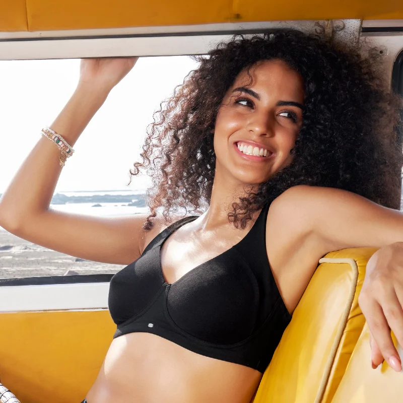 Underwire convertible nursing wired bras for convenience Non Padded Non Wired Stretch Cotton Full Coverage Moulded Cups T-shirt Bra CB-342 Underwire convertible nursing wired bras for convenience Non Padded Non Wired Stretch Cotton Full Coverage Moulded Cups T-shirt Bra CB-342