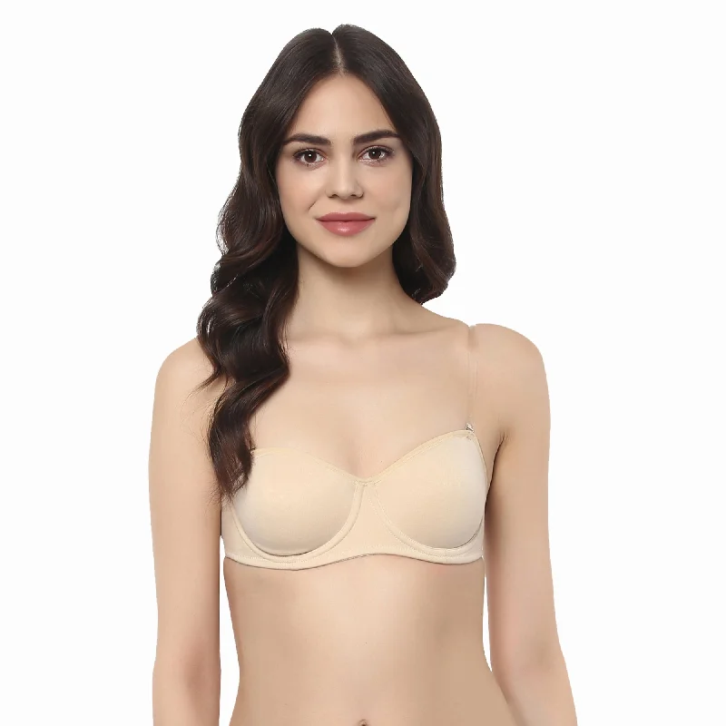 Underwire wireless - feeling sleep wired bras Wired Non Padded Multiway Balconette Bra-CB-322A Underwire wireless - feeling sleep wired bras Wired Non Padded Multiway Balconette Bra-CB-322A