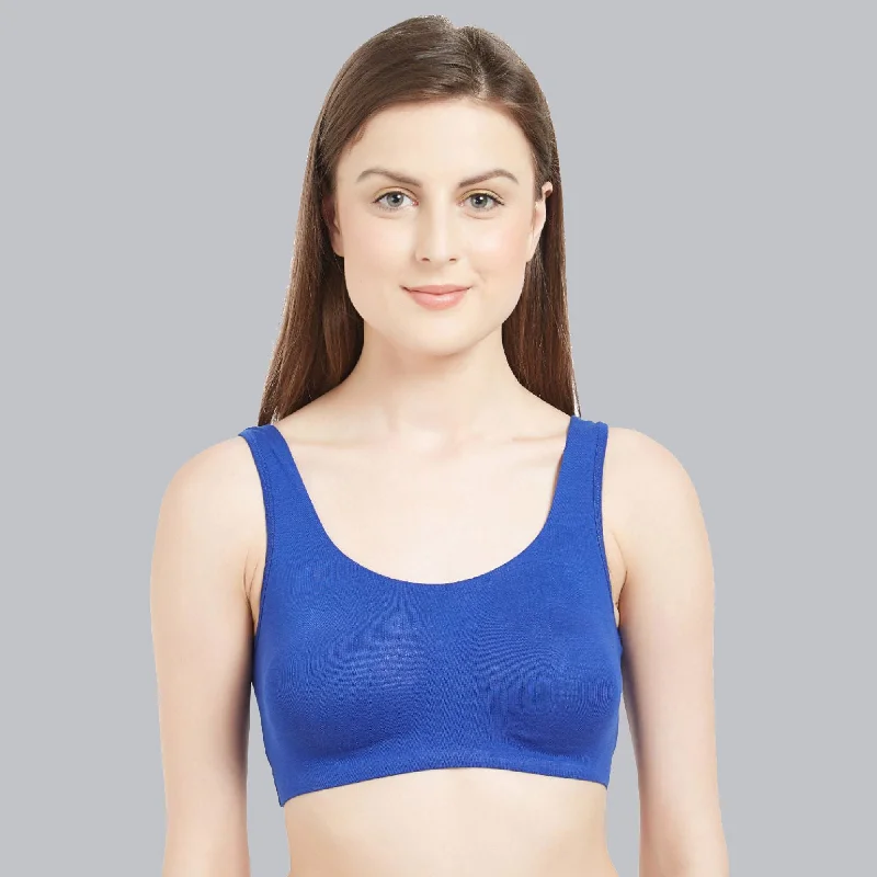 Cotton underwire wired bras for breathability Non Wired Non Padded Full Coverage Low Impact Slip on Sports Bra BB-03A Cotton underwire wired bras for breathability Non Wired Non Padded Full Coverage Low Impact Slip on Sports Bra BB-03A