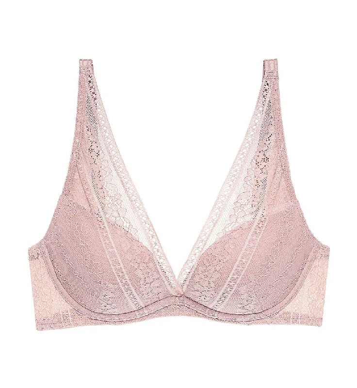Wide - strap underwire wired bras for added comfort​ AQUA LUCKY WIRED PUSH UP BRA