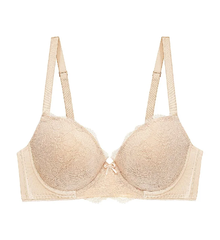 Satin underwire wired bras for a luxurious feel​ STYLE DOROTHY WIRED PUSH UP BRA