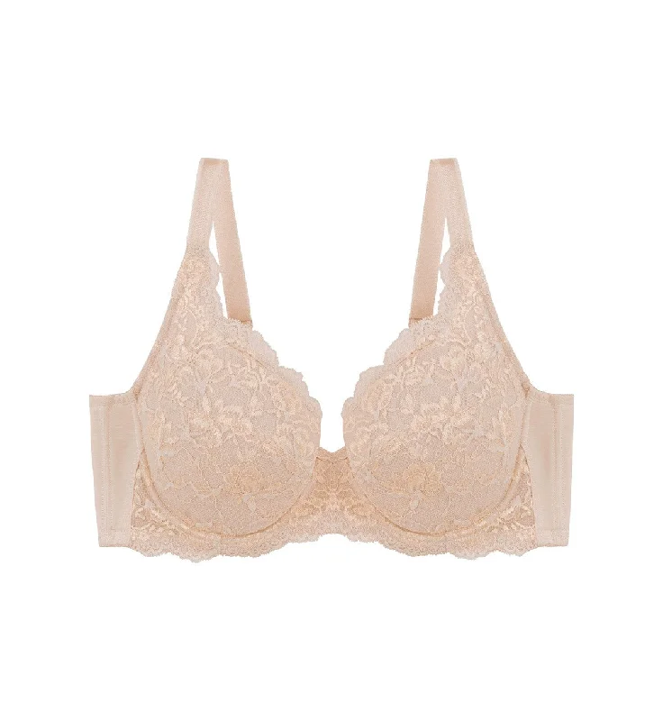 Underwire plus - size sports wired bras for larger busts​ NATURAL ELEGANCE WIRED PADDED BRA