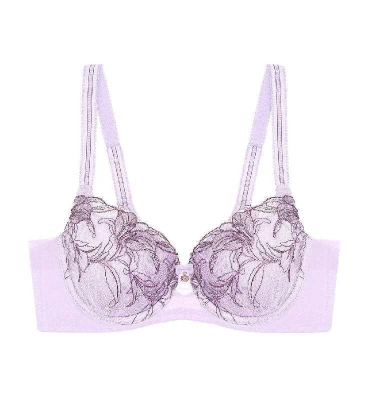 Underwire long - line wired bras for extra support FLORALE ORCHID WIRED PUSH UP BRA Underwire long - line wired bras for extra support FLORALE ORCHID WIRED PUSH UP BRA