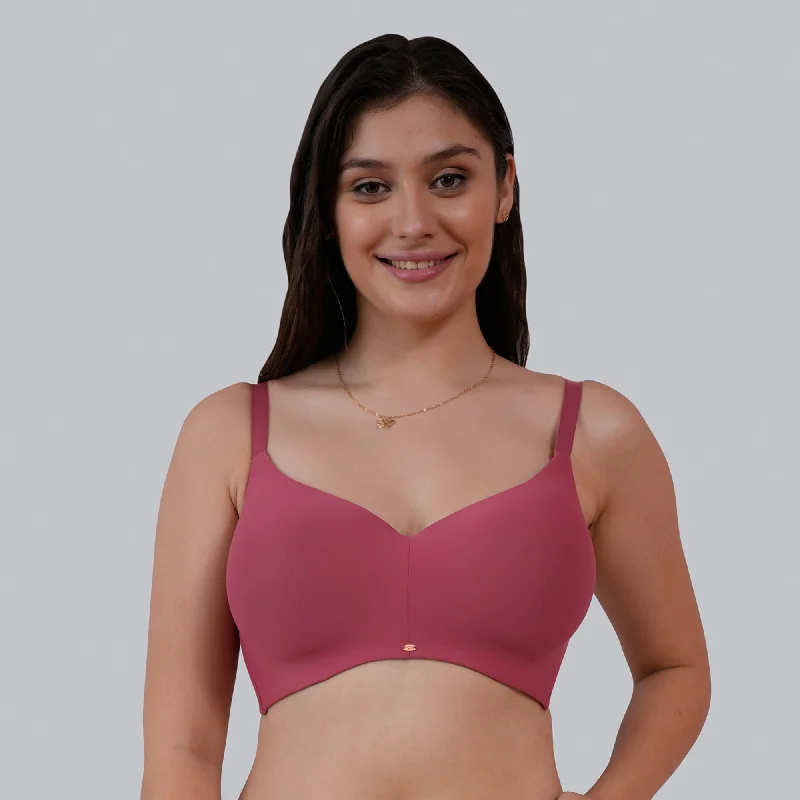 Lace - trimmed underwire wired bras for a feminine touch Full Coverage Padded Non Wired Ultrasoft Seamless Bra Lace - trimmed underwire wired bras for a feminine touch Full Coverage Padded Non Wired Ultrasoft Seamless Bra