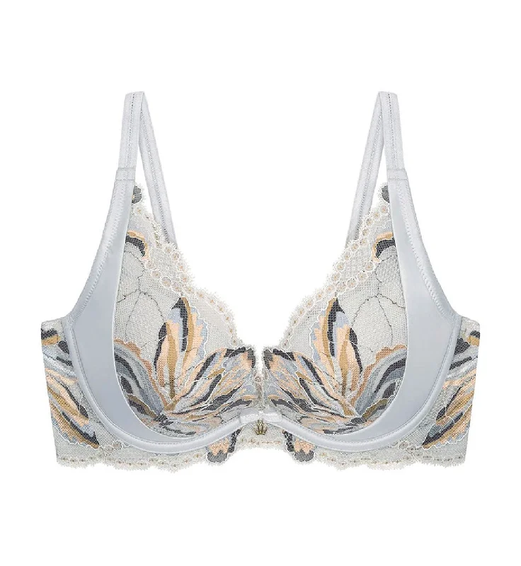 Underwire bralette - style wired bras for a trendy look ARTISAN LACE DEEP V WIRED PUSH UP BRA 01 Underwire bralette - style wired bras for a trendy look ARTISAN LACE DEEP V WIRED PUSH UP BRA 01