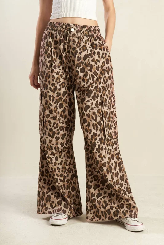 Plus Size Women's High - Waisted Bootcut Jeans in Distressed StyleNAVIGATING LIFE WOVEN PANTS