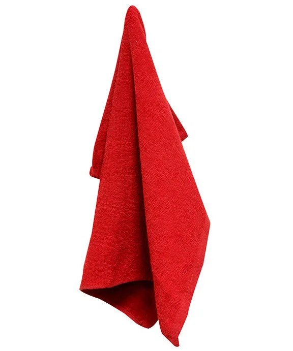 Women's fleece - lined hoodie with thumbholes for warmth in winterC1518 - Carmel Towel Company Large Rally Towel | Red