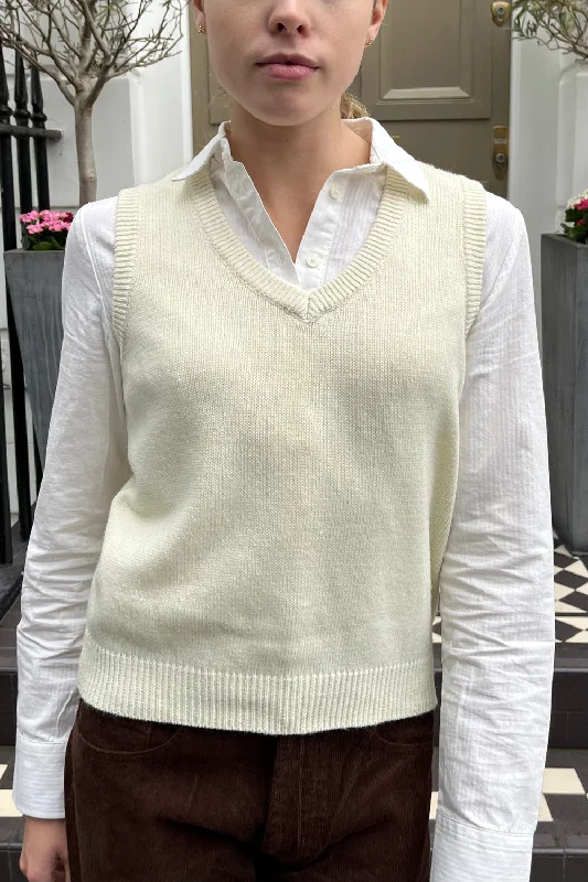 Sequined Women's Vests in a Metallic Finish for a Sparkly Night OutMarlena Wool Sweater Vest