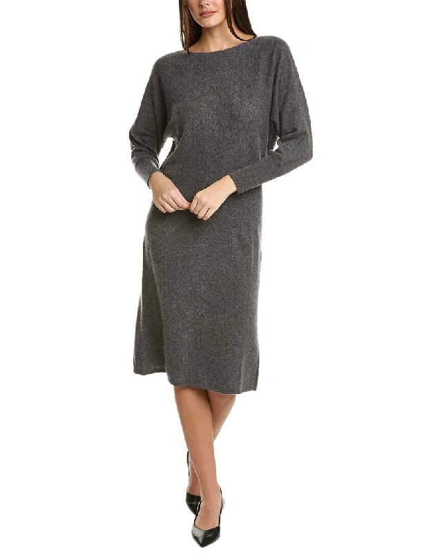 Ball Gown Women Dress with a Full Skirt for a Princess - like Look Ball Gown Women Dress with a Full Skirt for a Princess - like Look sofiacashmere Off-the-Shoulder Cashmere Dress