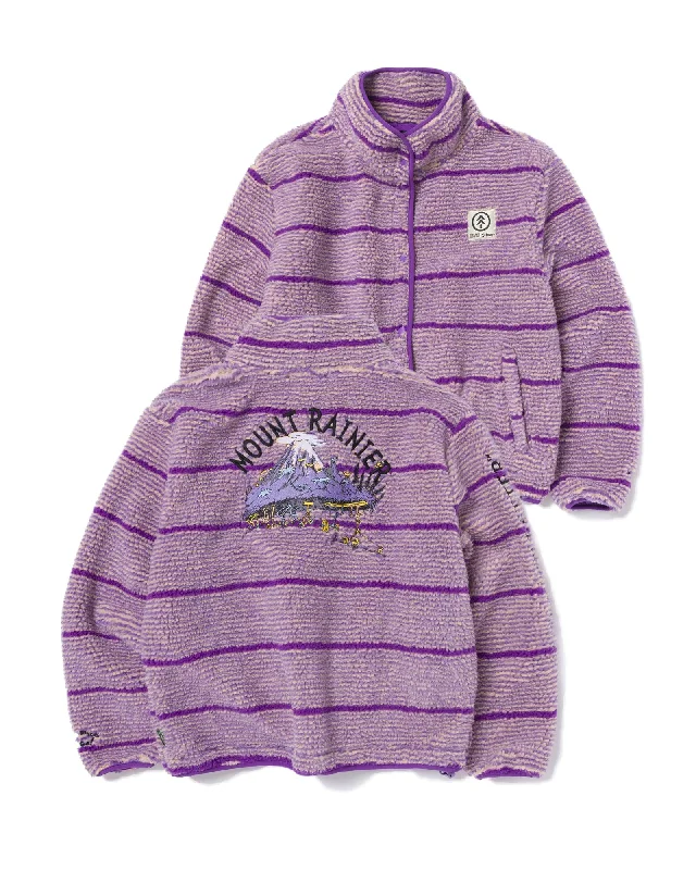 Women's Fleece - Trimmed Beanie Hat in Pink to Match Your Fleece OutfitDr. Seuss x Parks Project Women's Striped Rainier High Pile Fleece Jacket