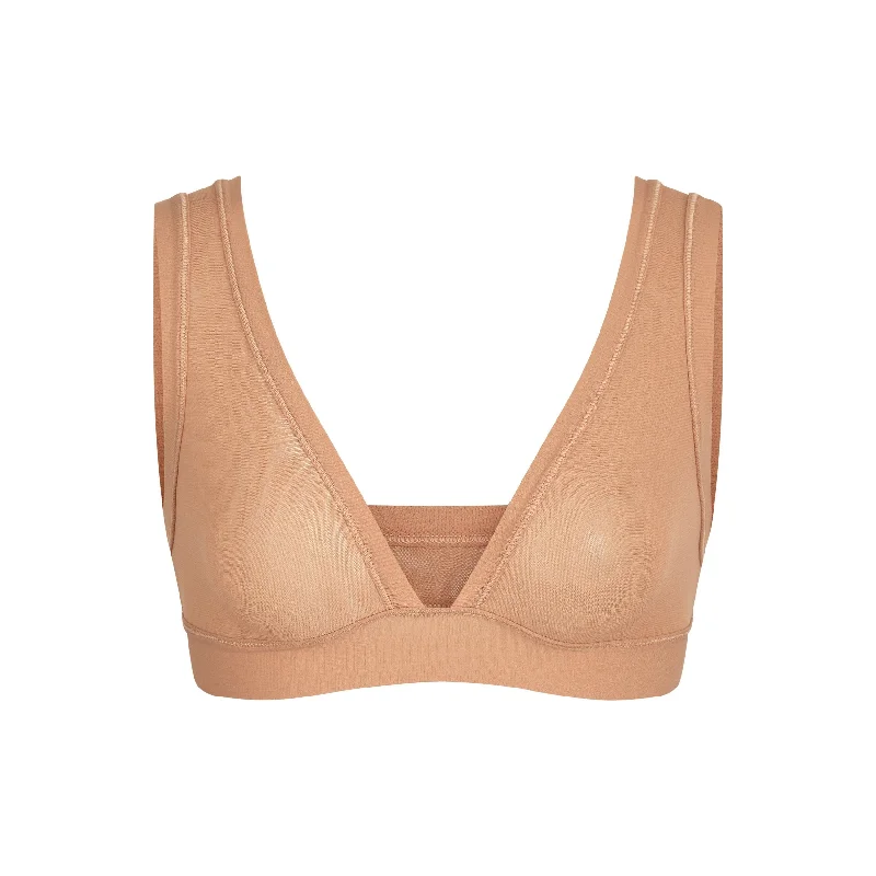 sexy lace push up bras for special occasions Bra with anti - bacterial properties for a hygienic fit​ SUMMER MESH PLUNGE BRALETTE  | SIENNA